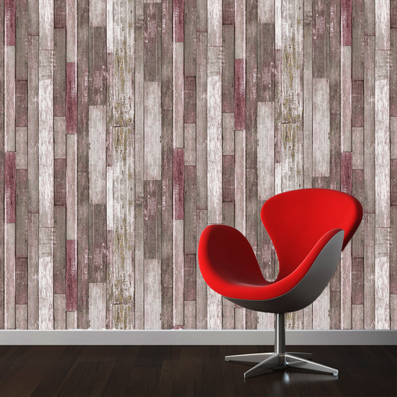 Pastel Painted Wood Wallpaper Roll Waterproofing Farmhouse Sitting Room Wall Art Purple Clearhalo 'Country wall decor' 'Rustic' 'Wallpaper' Wall Decor' 1756688