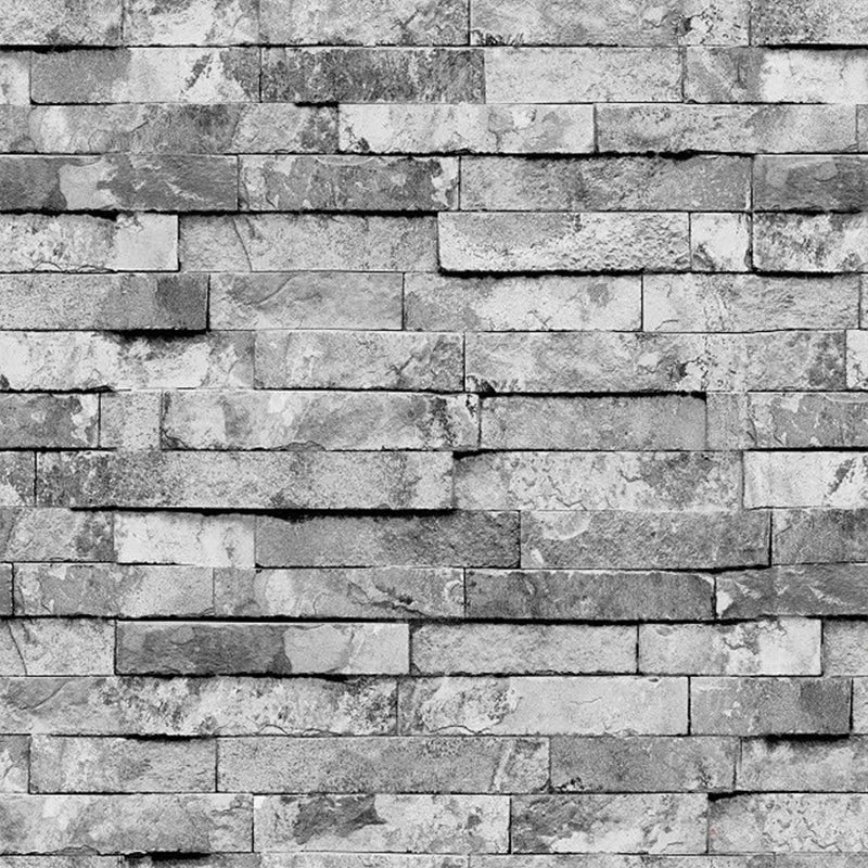 Industrial Construction Brick Wallpaper Pastel Color Stain-Proof Wall Art for Home Clearhalo 'Industrial wall decor' 'Industrial' 'Wallpaper' Wall Decor' 1756979