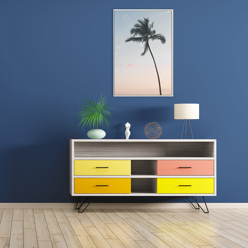 Photography Modern Style Canvas Print Coconut Tree in Pink, Multiple Sizes Options Clearhalo 'Art Gallery' 'Canvas Art' 'Contemporary Art Gallery' 'Modern' Arts' 1761908