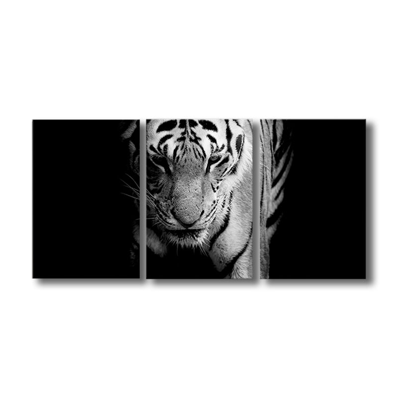 Canvas Pastel Color Painting Vintage Animal Wall Art Print, Multiple Sizes, Set of Three Clearhalo 'Arts' 'Canvas Art' 1762192