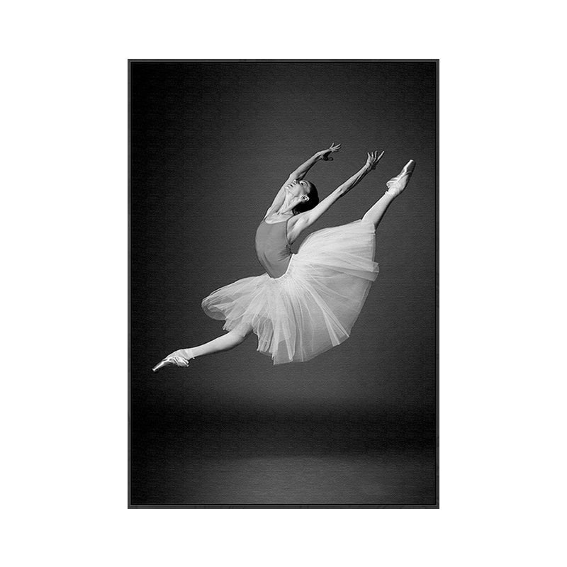 Textured Dancing Scene Painting Canvas Contemporary Wall Decor for Girls Bedroom Clearhalo 'Art Gallery' 'Canvas Art' 'Contemporary Art Gallery' 'Modern' Arts' 1762834