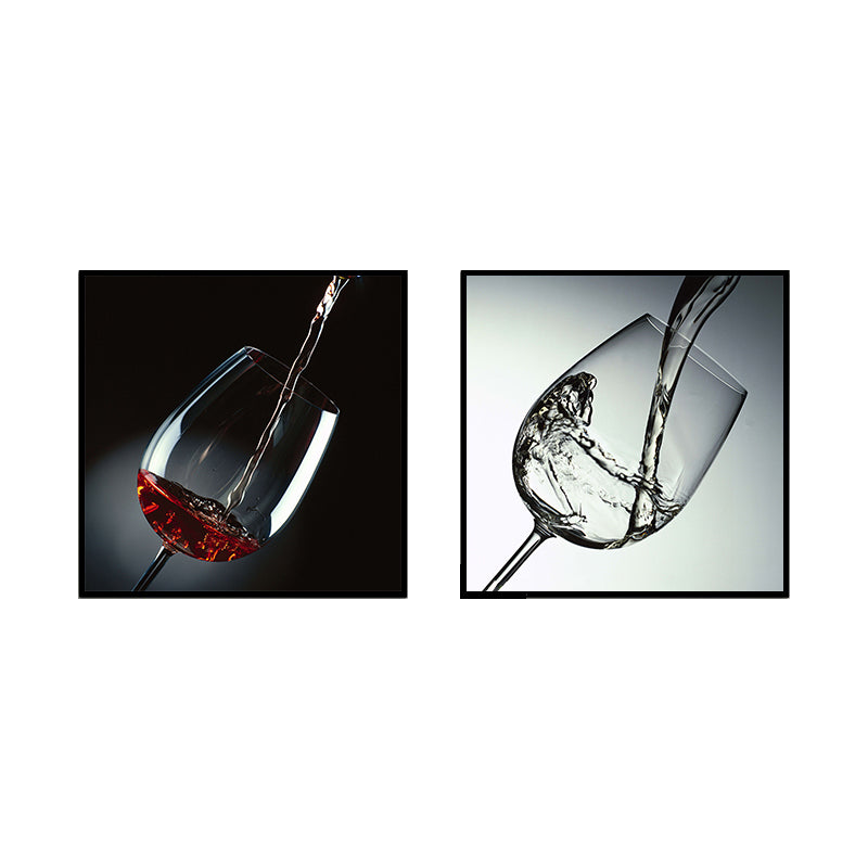 Photograph Drinks Canvas Wall Art Bright Modern Style Wall Decor for Dining Room Clearhalo 'Art Gallery' 'Canvas Art' 'Contemporary Art Gallery' 'Modern' Arts' 1763307