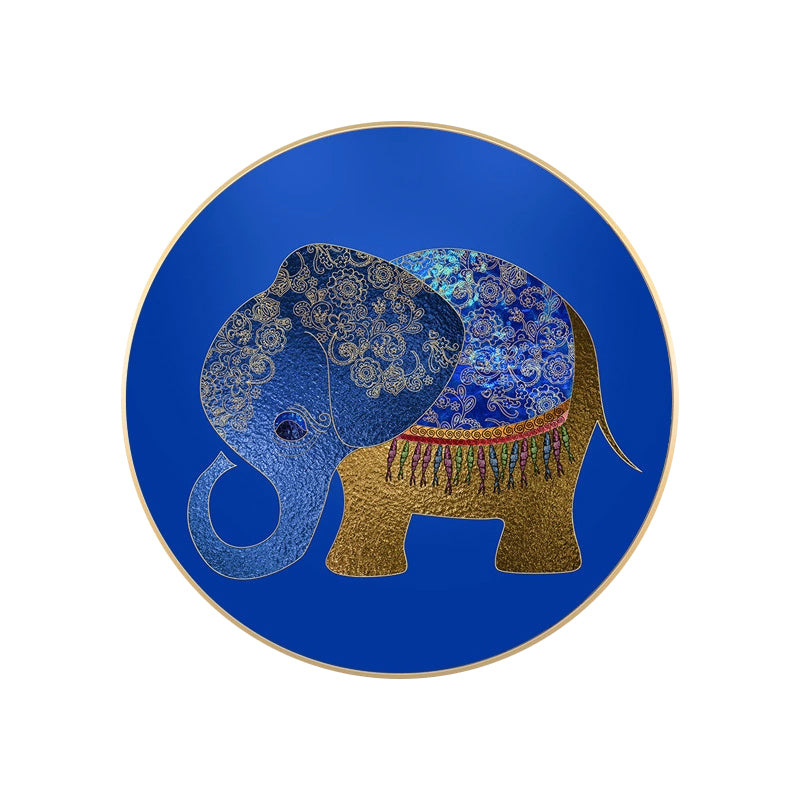 Elephant Wall Art Decor Textured Asian Style for Dining Room Wrapped Canvas Clearhalo 'Arts' 'Canvas Art' 1765527