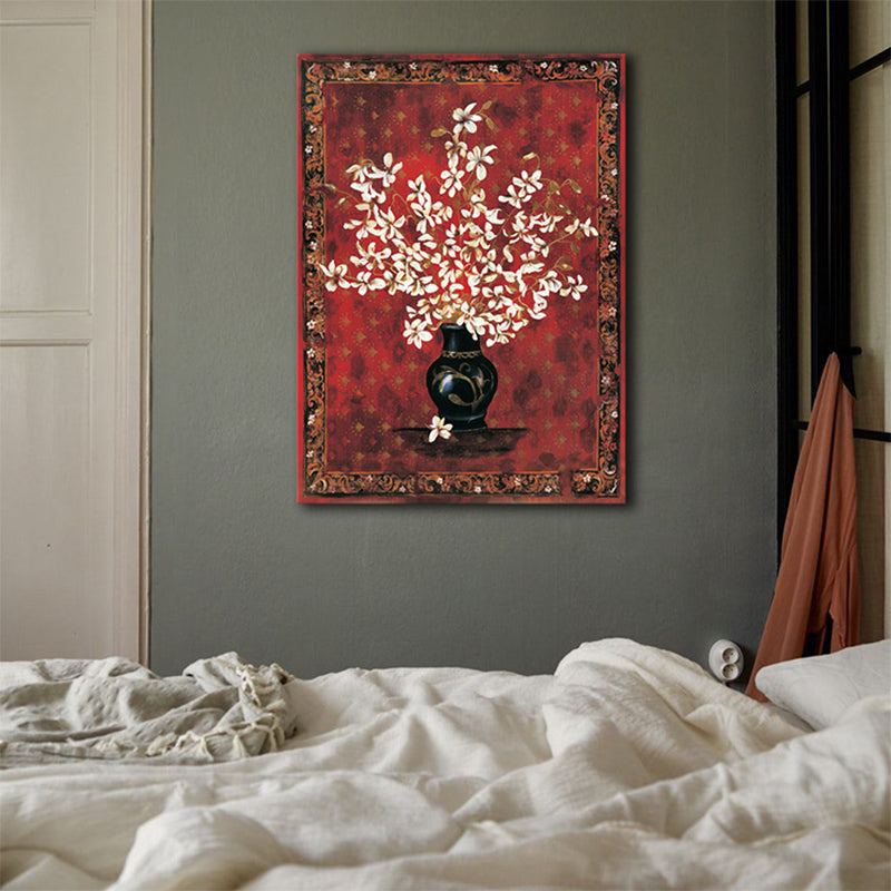 Art Nouveau Planter Art Print Canvas Soft Color Flower Wall Decor, Multiple Sizes - Clearhalo - 'Arts' - 'Canvas Art' - 1765876