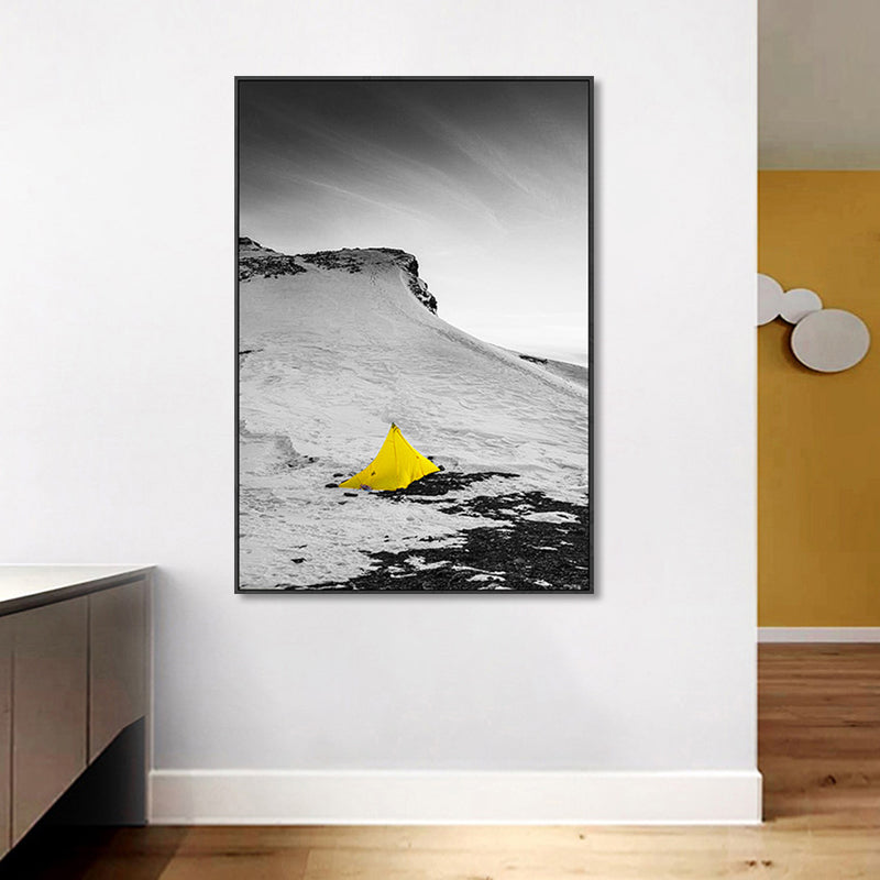 Textured Road View Painting Modern Canvas Wall Art Decor, Multiple Sizes Available Light Gray Clearhalo 'Art Gallery' 'Canvas Art' 'Contemporary Art Gallery' 'Modern' Arts' 1766022