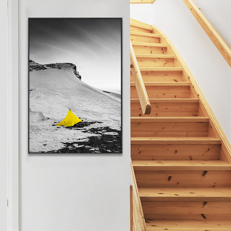Textured Road View Painting Modern Canvas Wall Art Decor, Multiple Sizes Available Clearhalo 'Art Gallery' 'Canvas Art' 'Contemporary Art Gallery' 'Modern' Arts' 1766023
