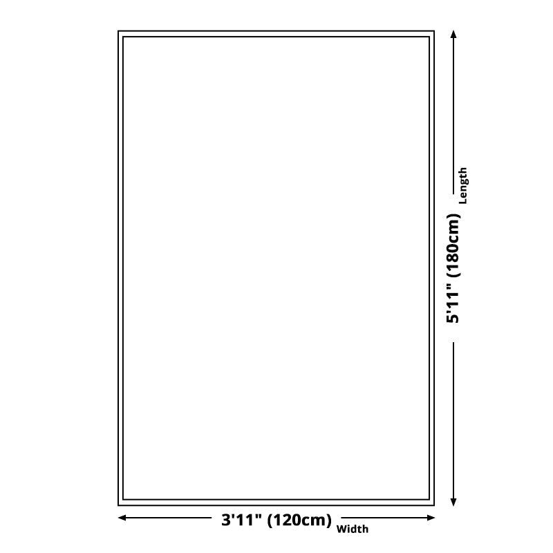 Grey Oriental Rug Polyester Watercolor Pattern Rug Pet Friendly Machine Washable Anti-Slip Backing Carpet for Decoration Clearhalo 'Area Rug' 'Rugs' 'Shabby Chic' Rug' 1766867