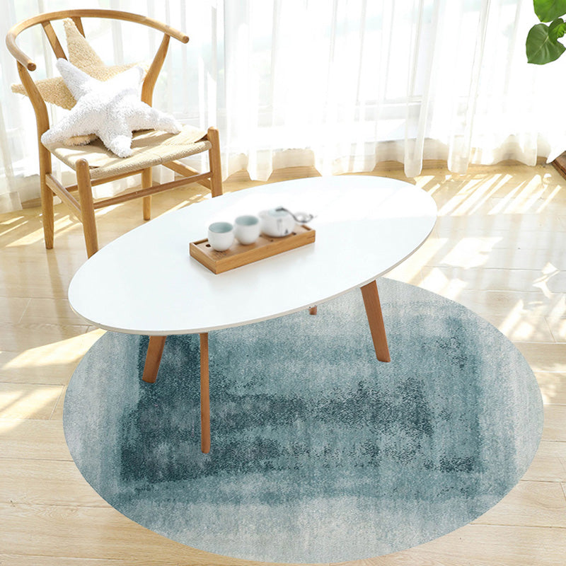 Contemporary Watercolor Pattern Rug with Swirl Stripe Multicolor Polyester Rug Non-Slip Backing Washable Pet Friendly Carpet for Bedroom Clearhalo 'Area Rug' 'Rugs' 'Shabby Chic' Rug' 1767154