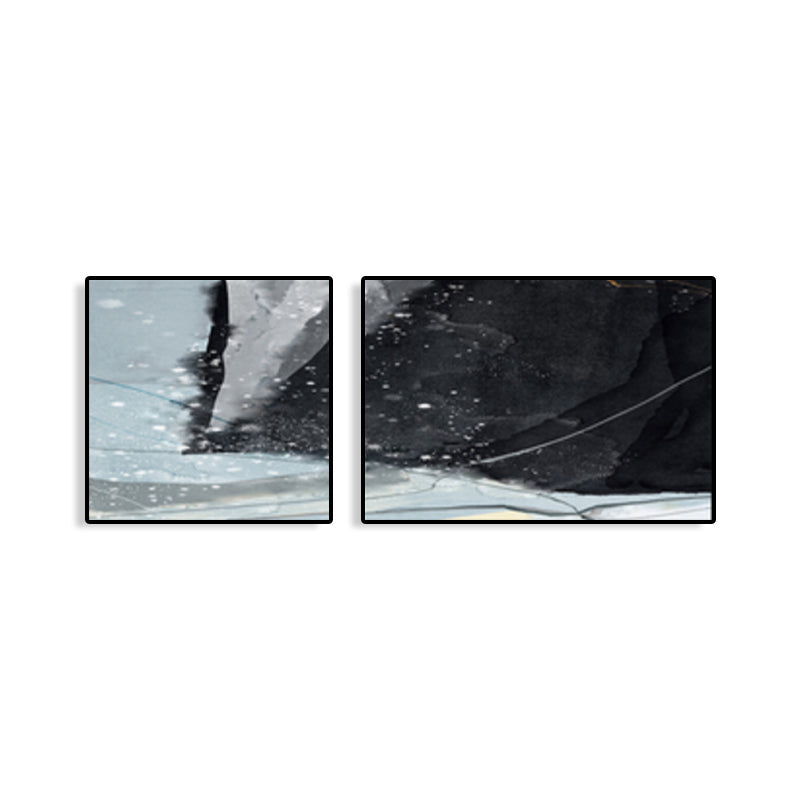 Pastel Abstract Canvas Wall Art Textured Contemporary Bedroom Wall Decor, Multiple Size Clearhalo 'Art Gallery' 'Canvas Art' 'Contemporary Art Gallery' 'Modern' Arts' 1782401