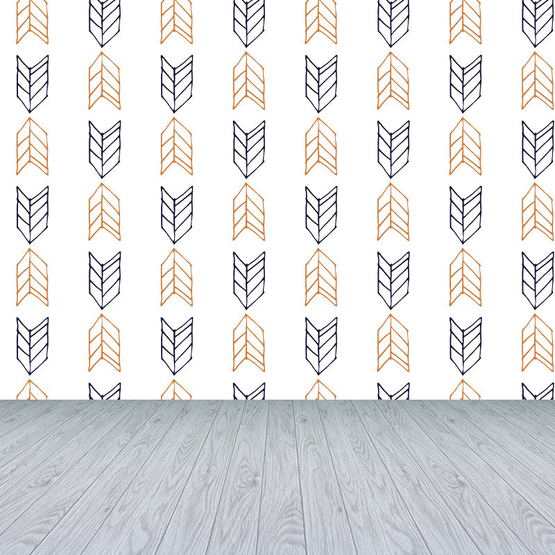 Arrow Wall Mural Modern Decorative Living Room Wall Covering, Custom Size Available Clearhalo 'Wall Decor' 'Wall Mural' 1784090