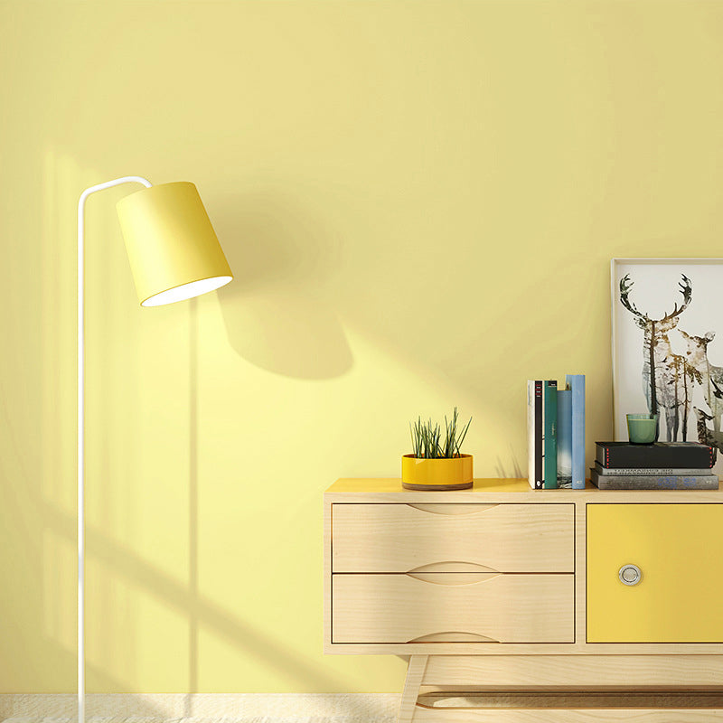 20.5" x 33' Scandinavian Fresh Non-Pasted Water-Resistant Wallpaper Yellow Clearhalo 'Modern wall decor' 'Modern' 'Wallpaper' Wall Decor' 1784674