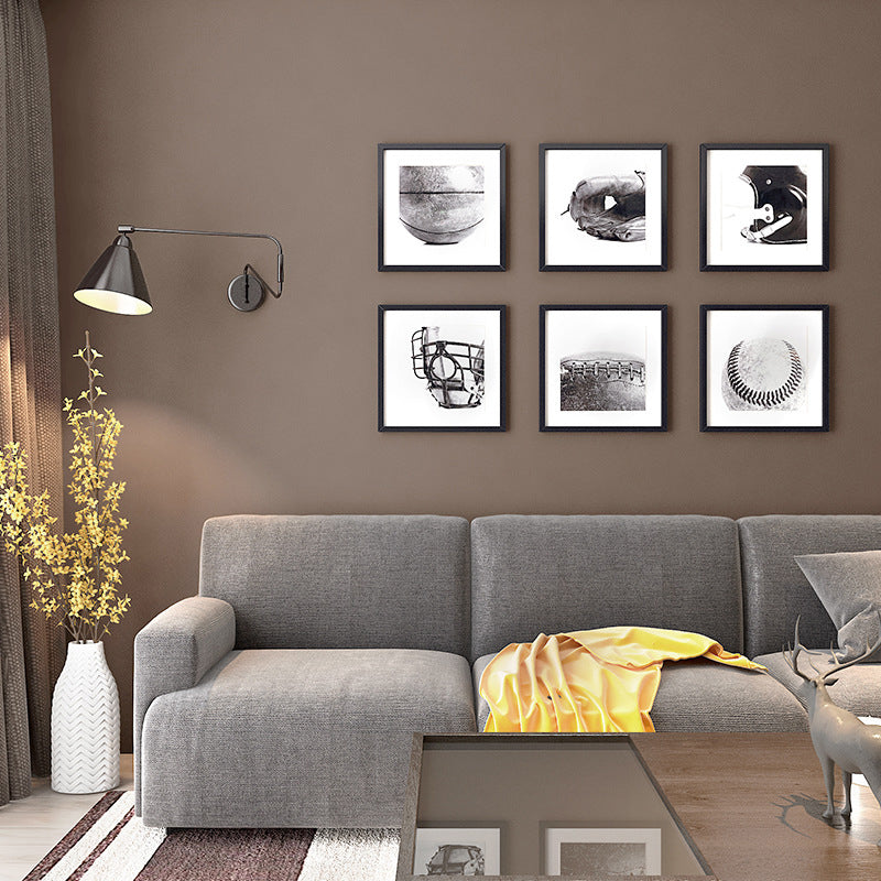 20.5" x 33' Scandinavian Fresh Non-Pasted Water-Resistant Wallpaper Coffee Clearhalo 'Modern wall decor' 'Modern' 'Wallpaper' Wall Decor' 1784683