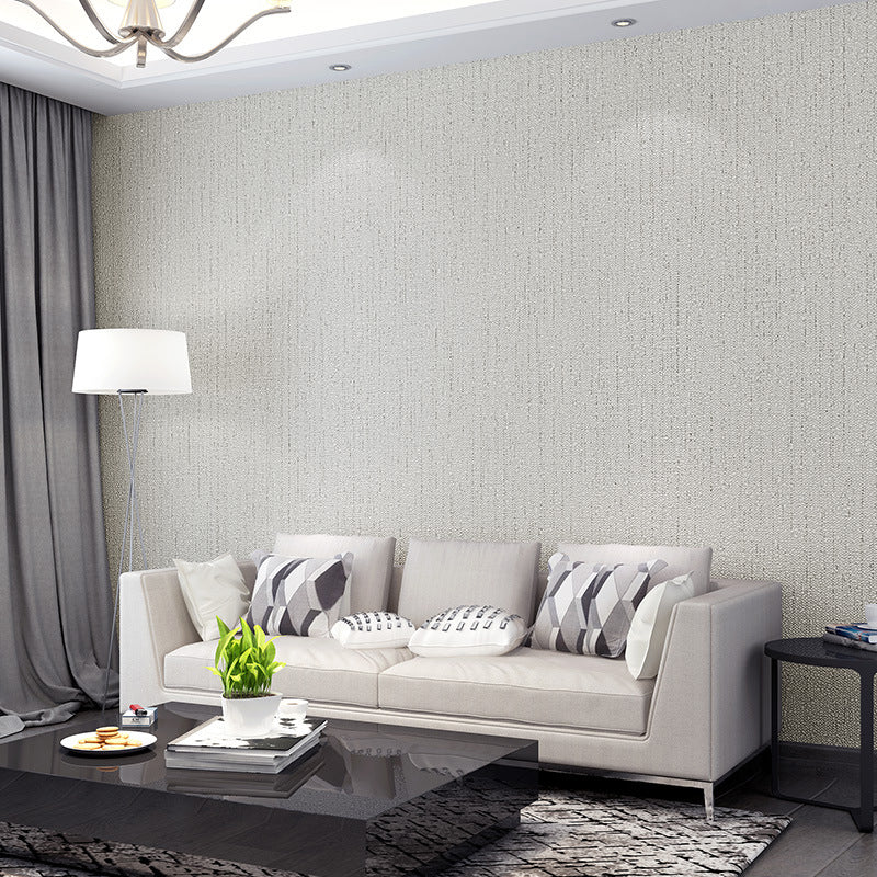 Pure-Colored Marble and Concrete Design 20.5" x 33' Non-Pasted Decorative Wallpaper Grey Clearhalo 'Modern wall decor' 'Modern' 'Wallpaper' Wall Decor' 1785396