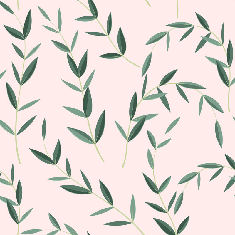 Pastel Blossoming Flowers Wall Mural Waterproofing Contemporary Girls Room Wall Art Clearhalo 'Wall Decor' 'Wall Mural' 1785936