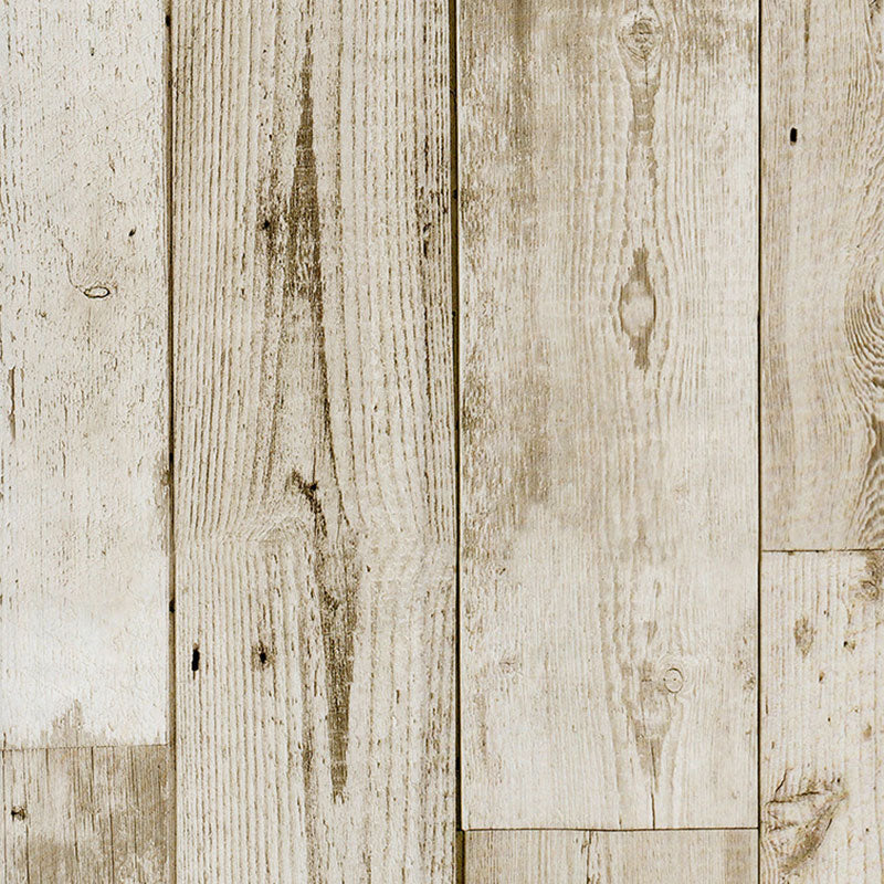 Faux Wood Wall Covering Soft Color Non-Woven Fabric Wallpaper for Accent Wall, 58.1 sq ft. Clearhalo 'Country wall decor' 'Rustic' 'Wallpaper' Wall Decor' 1788650