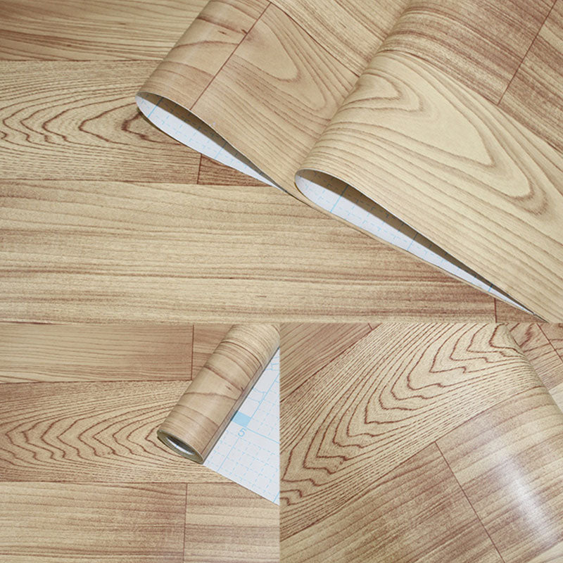Nostalgic Maple Wood Wallpaper Roll in Natural Color Living Room Wall Art, 58.1 sq ft., Easy to Remove Clearhalo 'Industrial wall decor' 'Industrial' 'Wallpaper' Wall Decor' 1788665