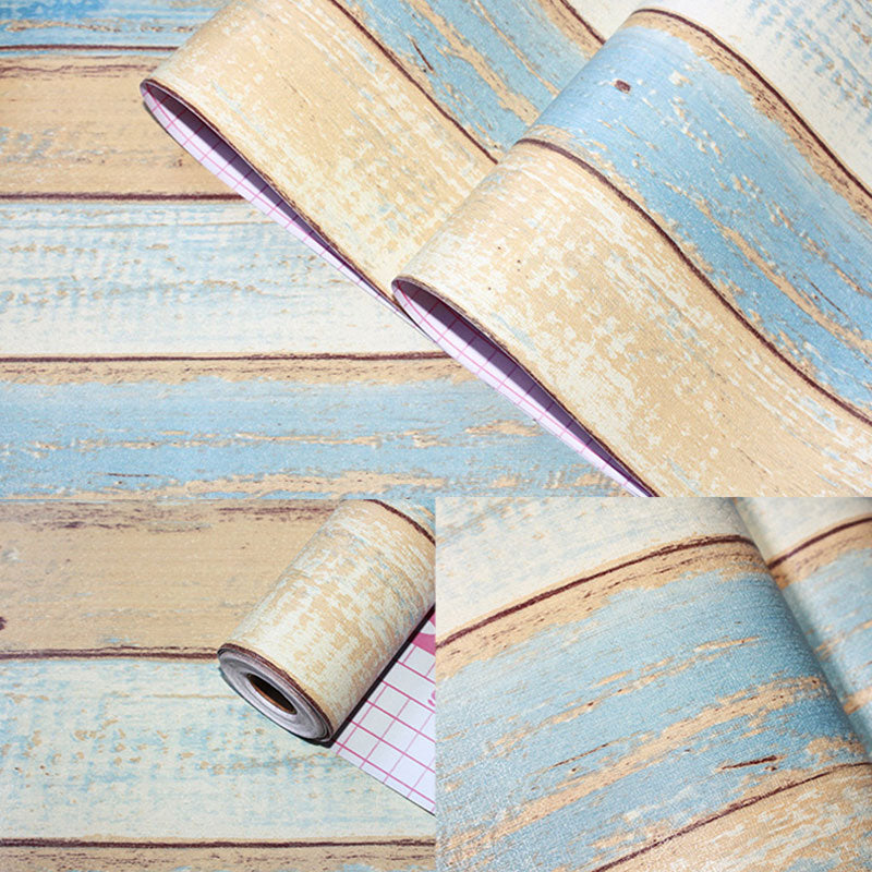 Nostalgic Maple Wood Wallpaper Roll in Natural Color Living Room Wall Art, 58.1 sq ft., Easy to Remove Clearhalo 'Industrial wall decor' 'Industrial' 'Wallpaper' Wall Decor' 1788673