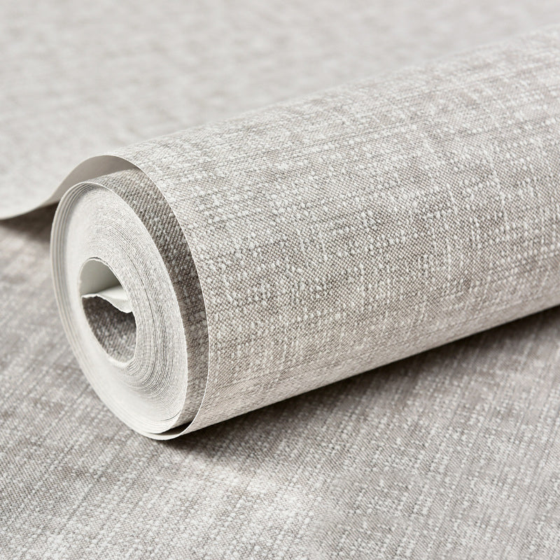 20.5" x 33' Romantic and Soft Moisture-Resistant Non-Pasted Wallpaper in Warm Color Light Gray Clearhalo 'Modern wall decor' 'Modern' 'Wallpaper' Wall Decor' 1788711