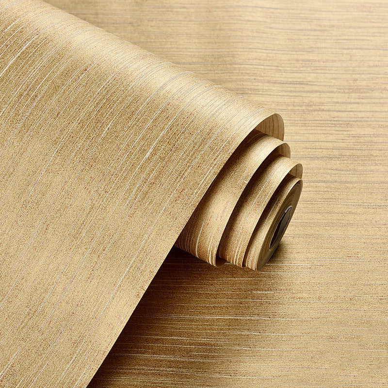 Bedroom and Guest Room Wallpaper with Beige Mottled Line and Stripe, 33'L x 20.5"W, Non-Pasted Dark Khaki Clearhalo 'Modern wall decor' 'Modern' 'Wallpaper' Wall Decor' 1788724