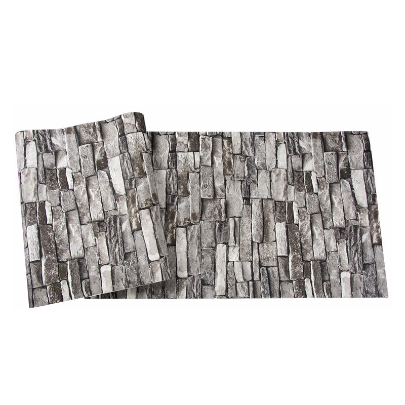 Neutral Color Stone Like 31'L x 20.5"W Non-Pasted Waterproof Wallpaper Clearhalo 'Industrial wall decor' 'Industrial' 'Wallpaper' Wall Decor' 1788835