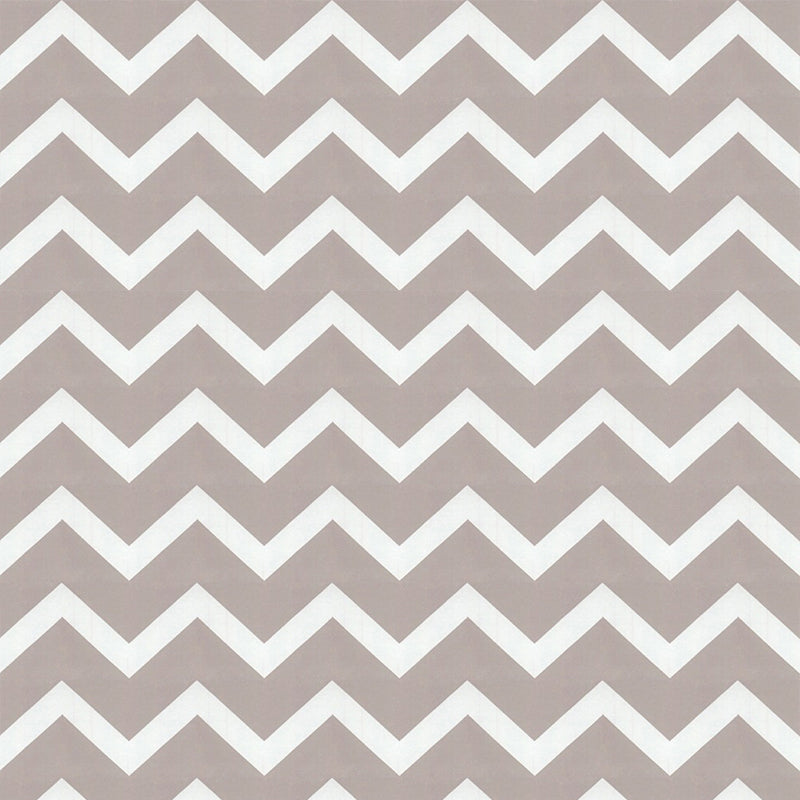 Non-Pasted Wallpaper with Grey and White Wave Stripes of Chevron Design, 33'L x 20.5"W Clearhalo 'Modern wall decor' 'Modern' 'Wallpaper' Wall Decor' 1788938