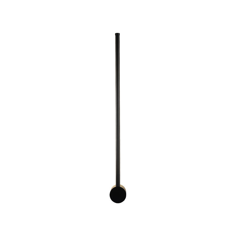Needle Sword Iron Wall Light Fixture Simplicity Black 23.5/31.5 Inches High LED Sconce Ideas for Lounge Clearhalo 'Cast Iron' 'Glass' 'Industrial' 'Modern wall lights' 'Modern' 'Tiffany' 'Traditional wall lights' 'Wall Lamps & Sconces' 'Wall Lights' Lighting' 1788955