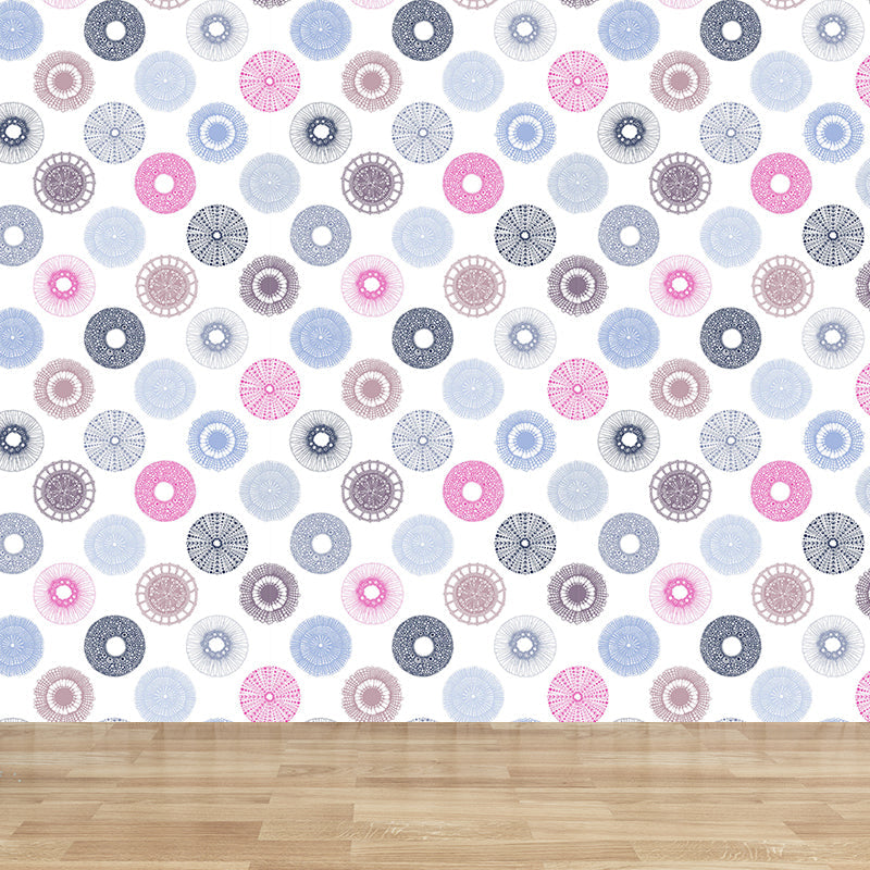 Big Dandelions Wallpaper Mural Modern Novelty Flower Print Wall Covering in Pastel Color Clearhalo 'Wall Decor' 'Wall Mural' 1805403
