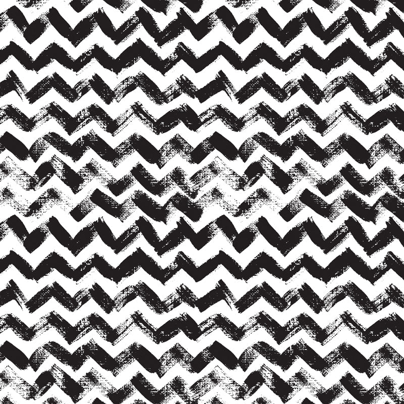 Seamless Pattern Plant Mural Decal Modern Non-Woven Cloth Wall Art in Black and White Clearhalo 'Wall Decor' 'Wall Mural' 1805792