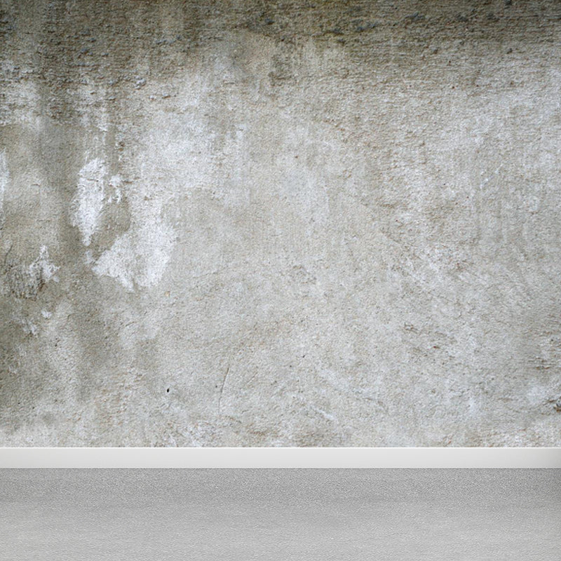Shabby Stone Mural Wallpaper for Living Room, Light Color, Custom Size Available Clearhalo 'Wall Decor' 'Wall Mural' 1805950