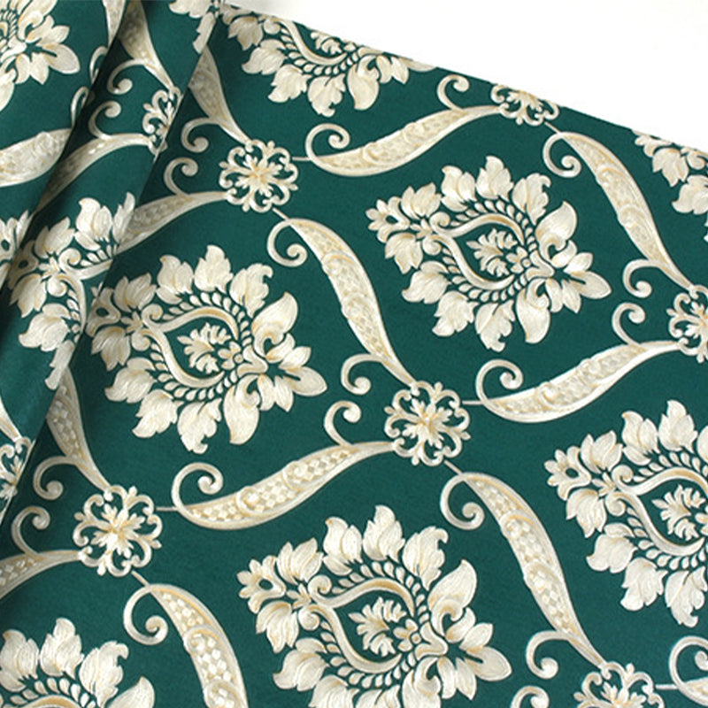 3D Print Blossoms Non-Pasted Wallpaper for Coffee Shop and Guest Room, 31-foot x 20.5-inch Clearhalo 'Vintage wall decor' 'Vintage' 'Wallpaper' Wall Decor' 1806135