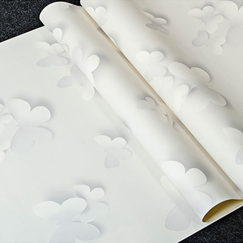 Scandinavian Minimalist Wall Decor 3D Butterfly Wallpaper for Children, 20.5 in x 33 ft Clearhalo 'Wall Decor' 'Wallpaper' 1806426