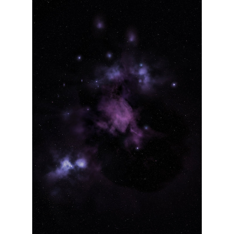 Non-Woven Big Dark Mural Contemporary Milky Way Wall Covering, Custom Size Available Clearhalo 'Wall Decor' 'Wall Mural' 1807096