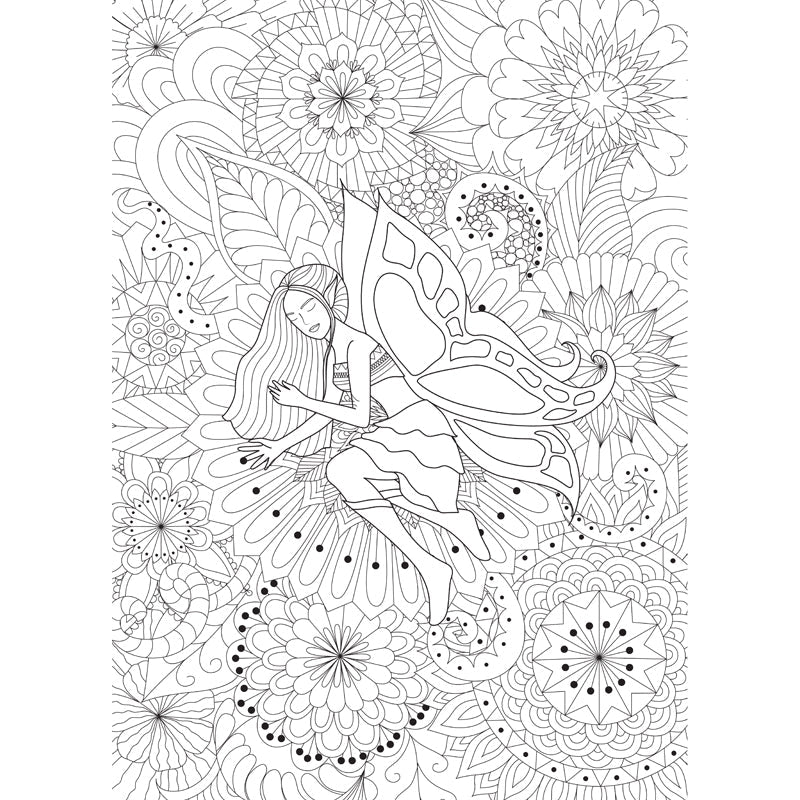 Full Size Cartoon Wallpaper Mural Black and White Hand Print Landscape Wall Covering, Custom Made Clearhalo 'Wall Decor' 'Wall Mural' 1807591