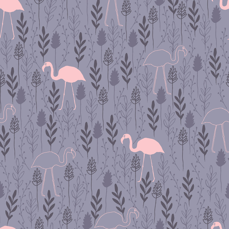 Illustration Leaves Pattern Wall Mural for Living Room, Pastel Color, Personalized Clearhalo 'Wall Decor' 'Wall Mural' 1807856