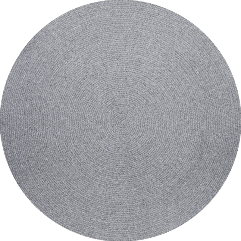 Simple Rustic Rug Wool Plain Rug Machine Washable Pet Friendly Non-Slip Carpet for Bedroom Clearhalo 'Area Rug' 'Rug' 1810533