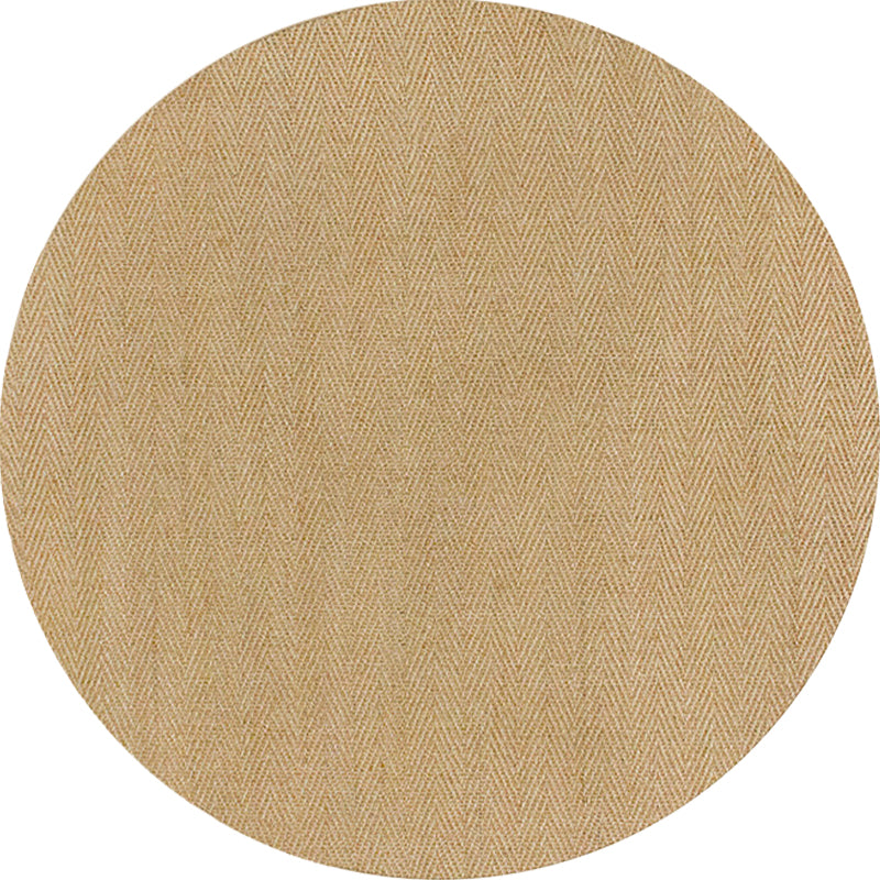 Brown Living Room Rug Rustic Solid Color Rug Sisal Pet Friendly Anti-Slip Washable Area Rug for Decoration Clearhalo 'Area Rug' 'Rug' 1810539