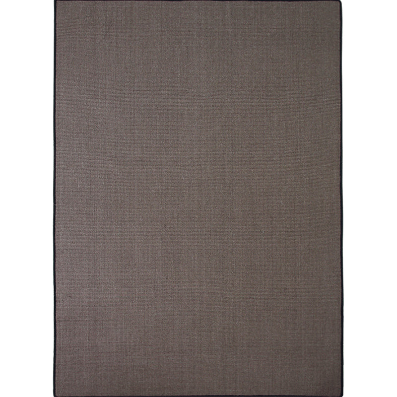 Light Brown Living Room Rug Rustic Solid Color Rug Sisal Non-Slip Backing Washable Pet Friendly Area Rug Clearhalo 'Area Rug' 'Rug' 1810874