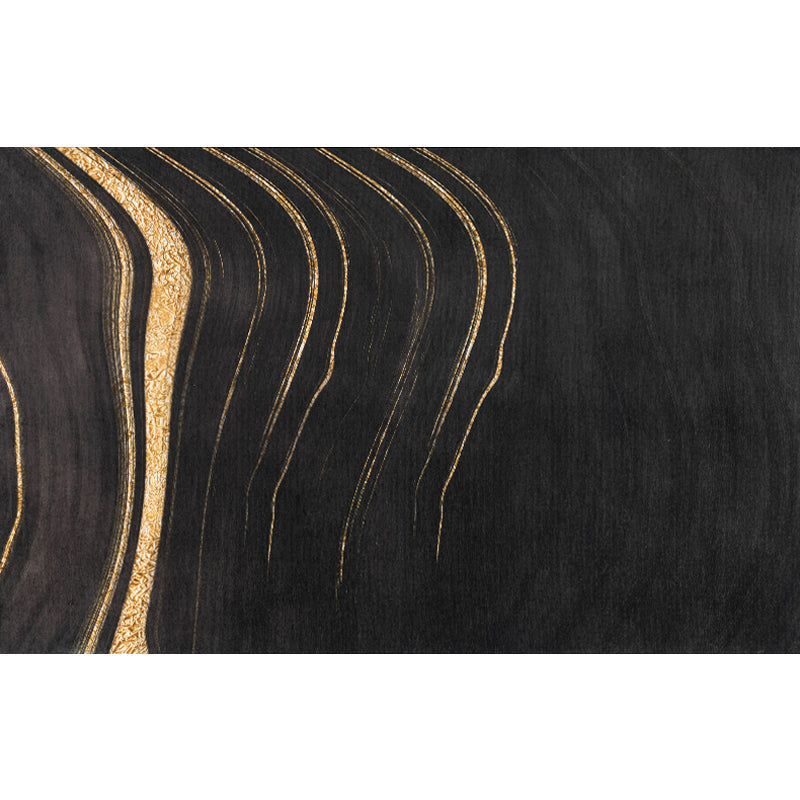 Creative Abstract Rug Green and Blue Modernism Rug Polyester Pet Friendly Washable Non-Slip Area Rug for Bedroom Clearhalo 'Area Rug' 'Rug' 1810968