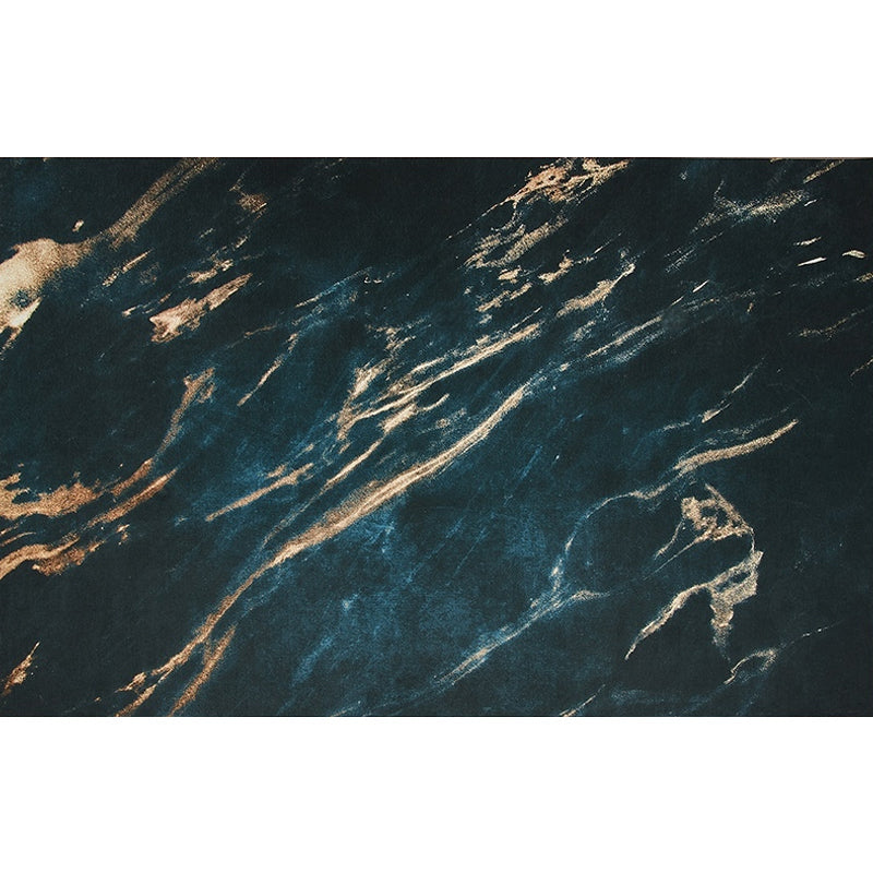 Creative Abstract Rug Green and Blue Modernism Rug Polyester Pet Friendly Washable Non-Slip Area Rug for Bedroom Clearhalo 'Area Rug' 'Rug' 1810971