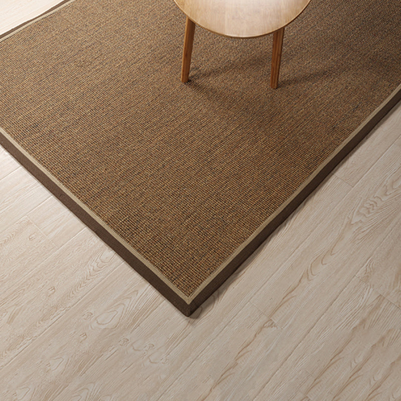 Brown Solid Color Rug Sisal Rural Rug Pet Friendly Washable Non-Slip Area Rug for Living Room Clearhalo 'Area Rug' 'Rug' 1811683