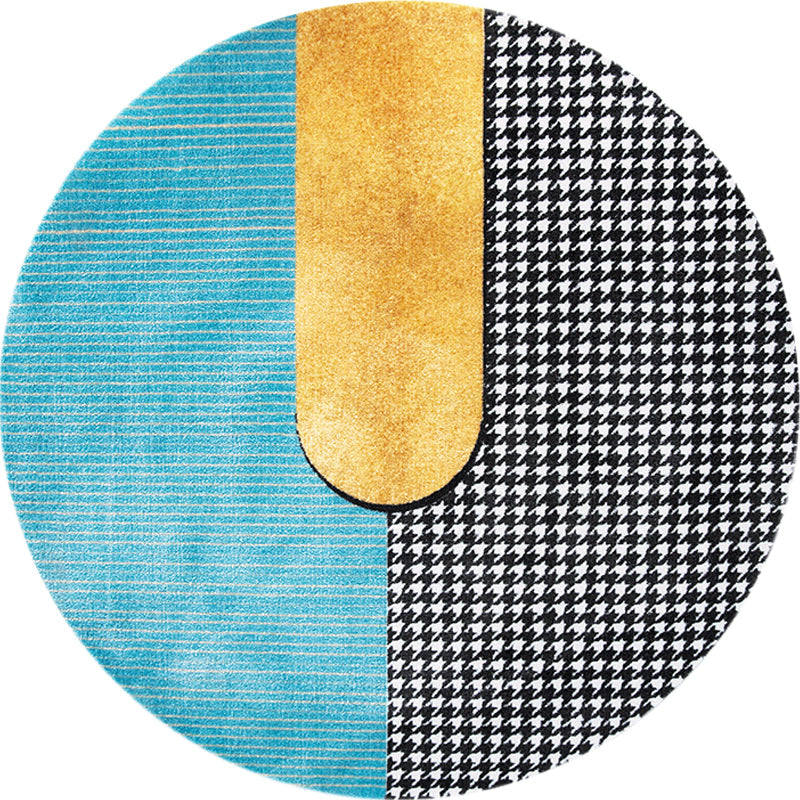 Multicolor Geometric Pattern Rug Polyester Minimalist Rug Pet Friendly Washable Non-Slip Area Rug for Living Room Clearhalo 'Area Rug' 'Modern' 'Rugs' Rug' 1812029