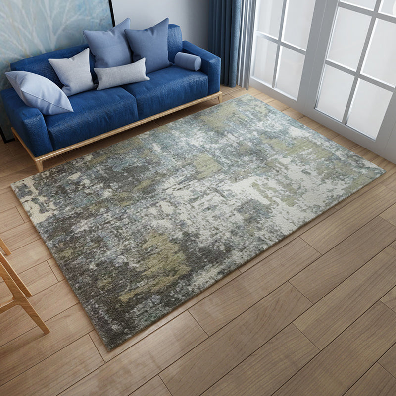Multicolor Living Room Rug Industrial Abstract Rug Polyester Washable Anti-Slip Backing Pet Friendly Carpet Clearhalo 'Area Rug' 'Rug' 1812148