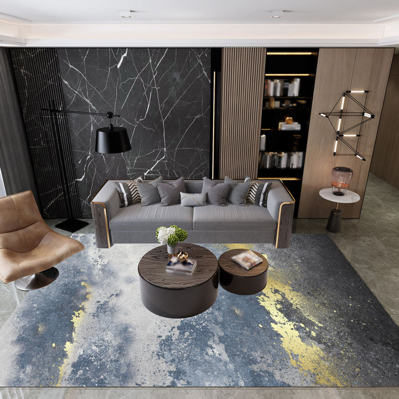 Industrial Abstract Rug Multicolor Polyester Rug Non-Slip Pet Friendly Washable Are Rug for Bedroom Clearhalo 'Area Rug' 'Rug' 1812564