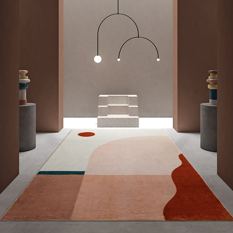 Multi-Colored Drawing Room Rug Modern Colorblock Rug Polyester Pet Friendly Carpet Clearhalo 'Area Rug' 'Rug' 1812755