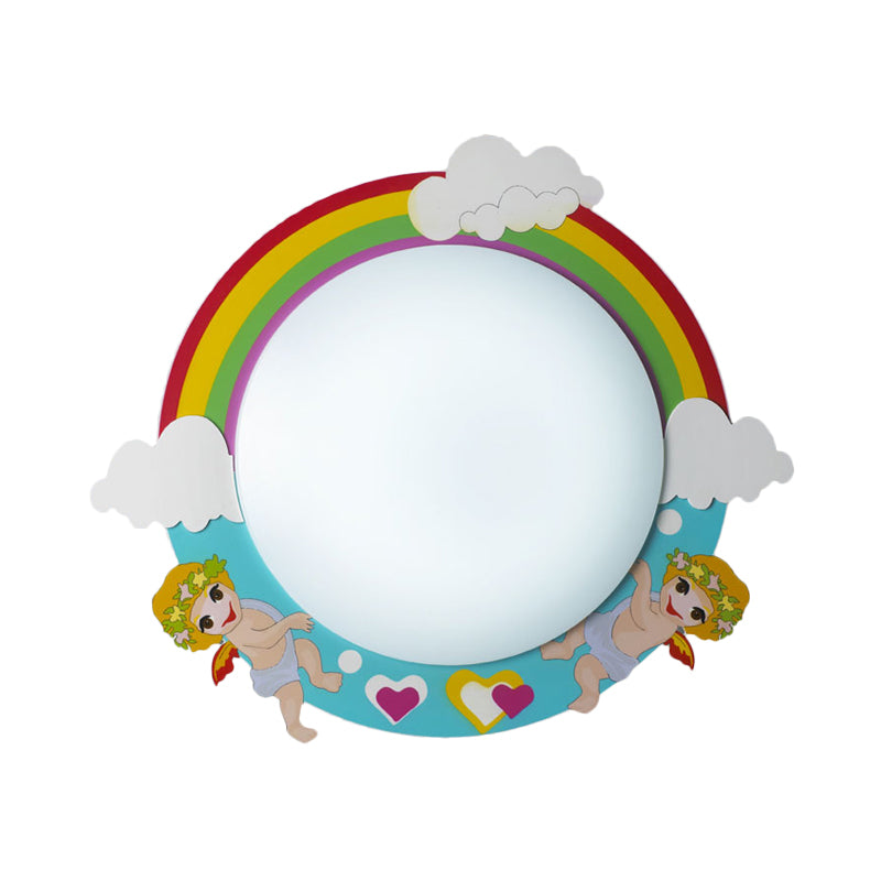 Slim Panel Nursing Room Wall Sconce Acrylic Modern Cartoon LED Sconce Light Clearhalo 'Wall Lamps & Sconces' 'Wall Lights' Lighting' 181481