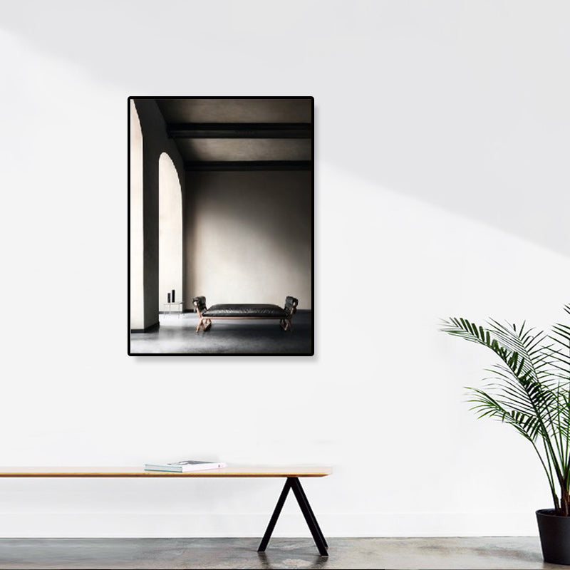Arched Door Scenery Wall Art Set Soft Color Modern Style Canvas Print for Family Room Clearhalo 'Art Gallery' 'Canvas Art' 'Contemporary Art Gallery' 'Modern' Arts' 1860581