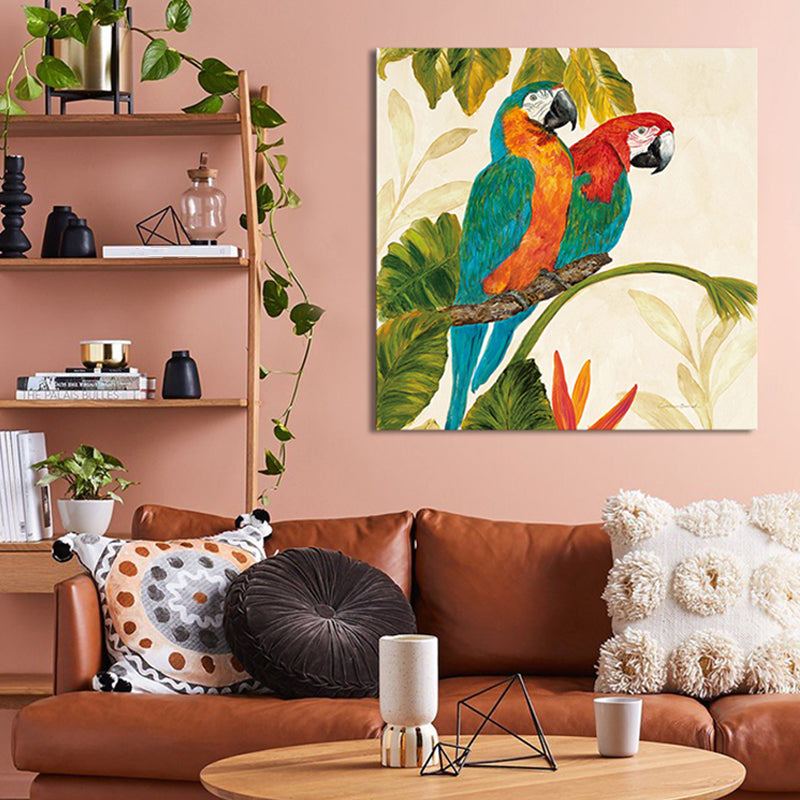 Canvas Print Textured Contemporary Style Dining Room Painting Blue Clearhalo 'Art Gallery' 'Canvas Art' 'Contemporary Art Gallery' 'Modern' Arts' 1860749
