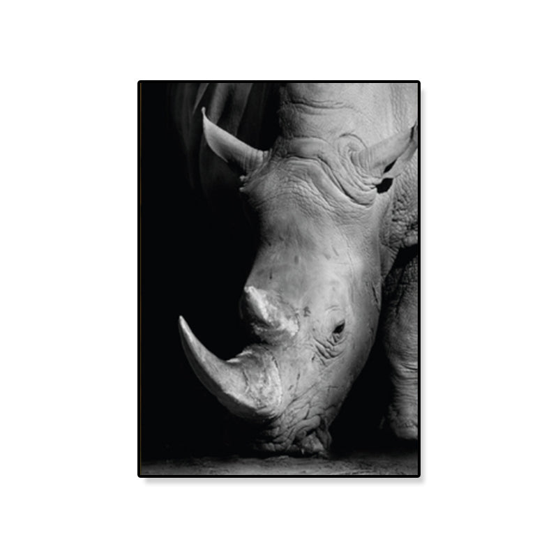 Photographs Modern Style Canvas Art with Wild Animal Pattern in Dark Color for Home Clearhalo 'Art Gallery' 'Canvas Art' 'Contemporary Art Gallery' 'Modern' Arts' 1861760