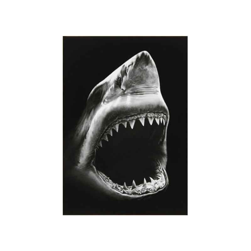 Photographs Modern Style Canvas Art with Wild Animal Pattern in Dark Color for Home Clearhalo 'Art Gallery' 'Canvas Art' 'Contemporary Art Gallery' 'Modern' Arts' 1861776