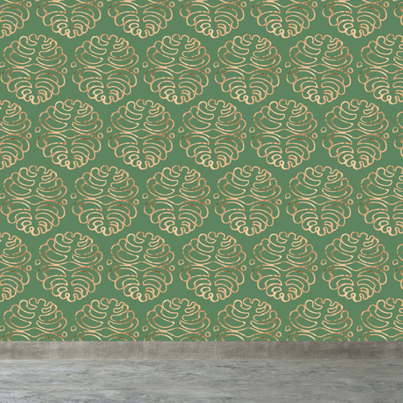 Soft Color Moire Pattern Mural Wallpaper Stain-Proofing Modern Bathroom Wall Covering Clearhalo 'Wall Decor' 'Wall Mural' 1863653